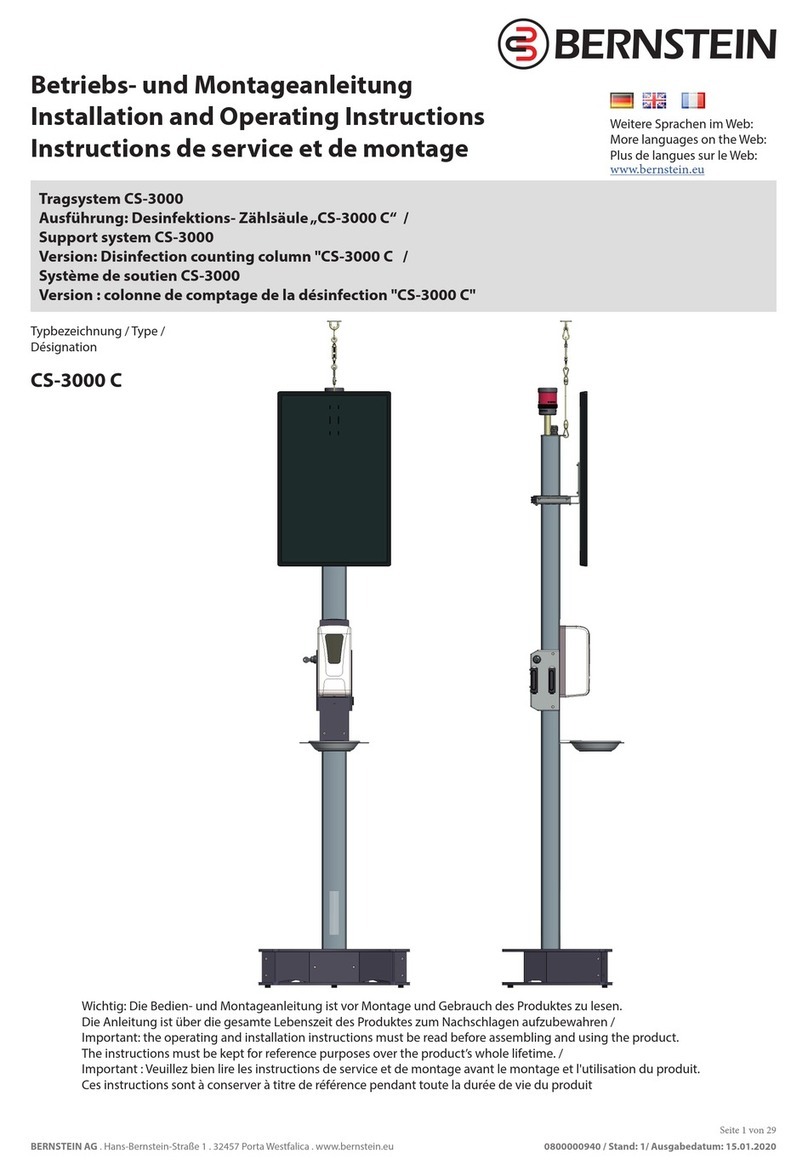 BERNSTEIN CS-3000 C User manual