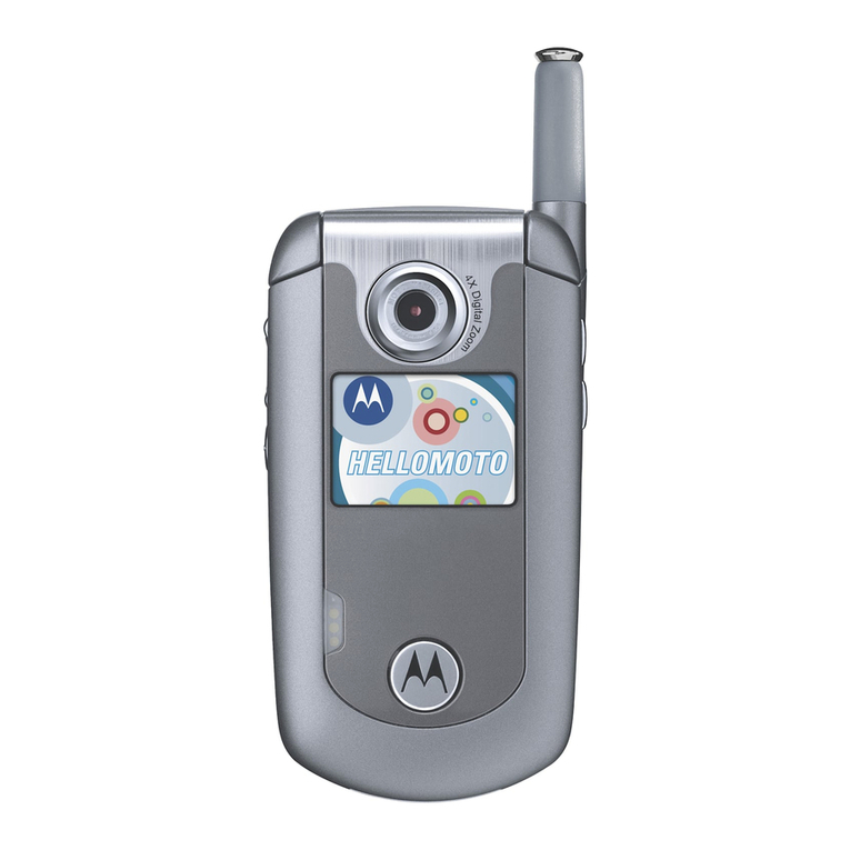 Motorola E815 User manual
