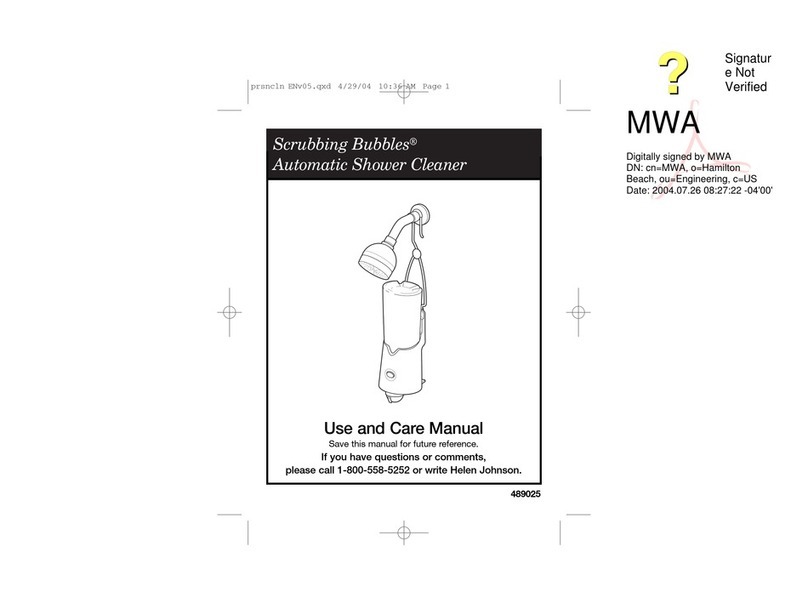Hamilton Beach Scrubbing Bubbles manual