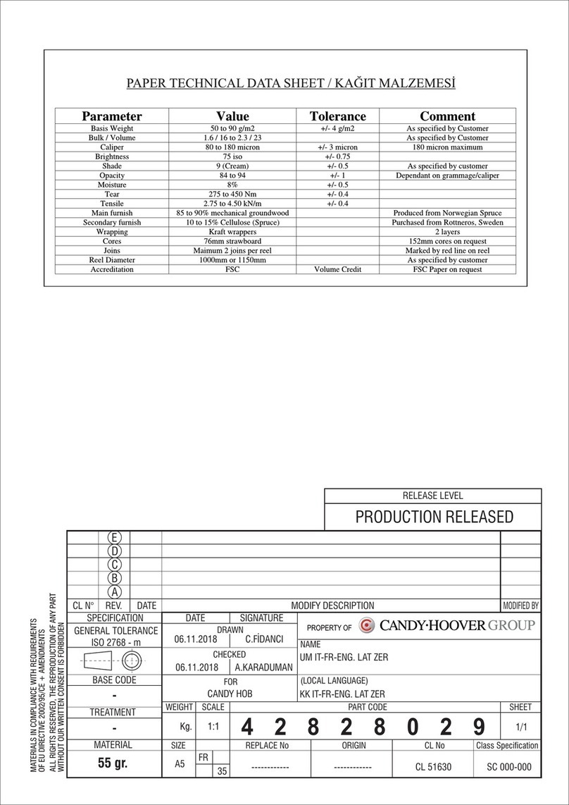CANDY HOOVER ZEROWATT UH60ML User instructions