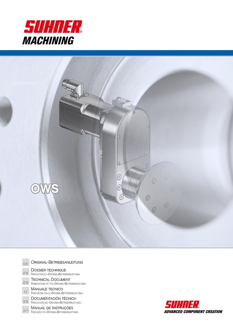 SUHNER MACHINING OWS Technical manual