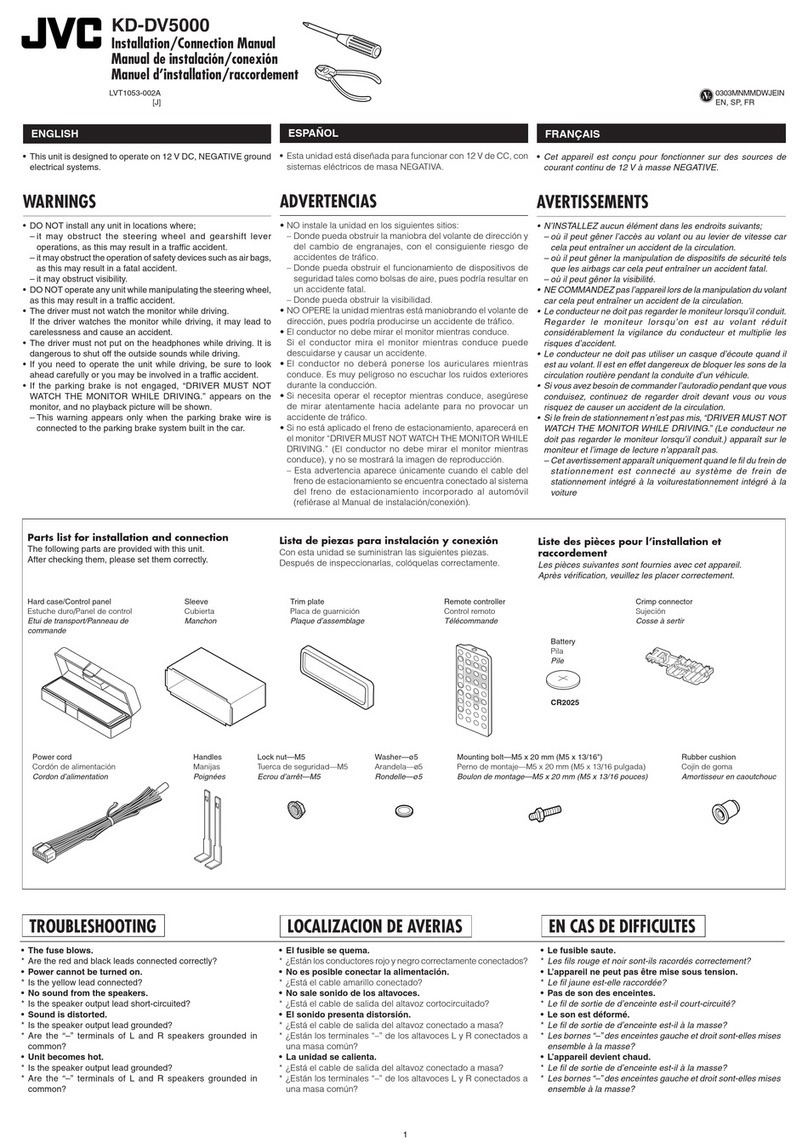 JVC KD-DV5000 Guide