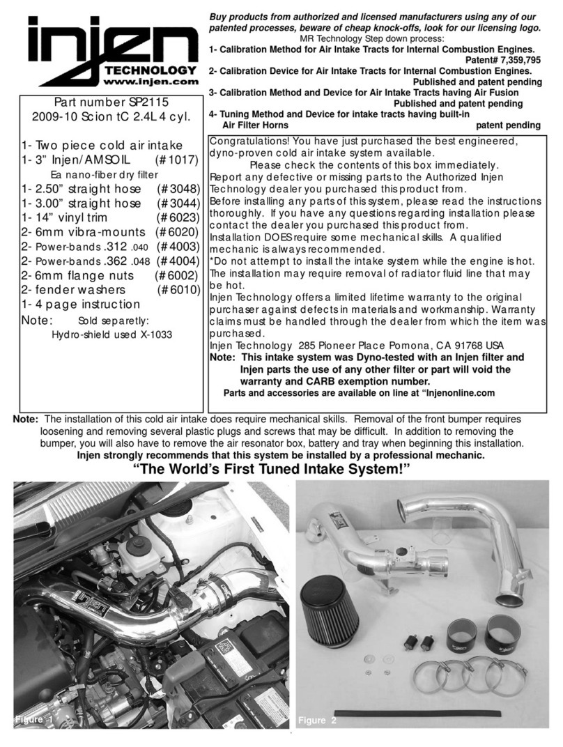 injen technology SP2115 quick start guide