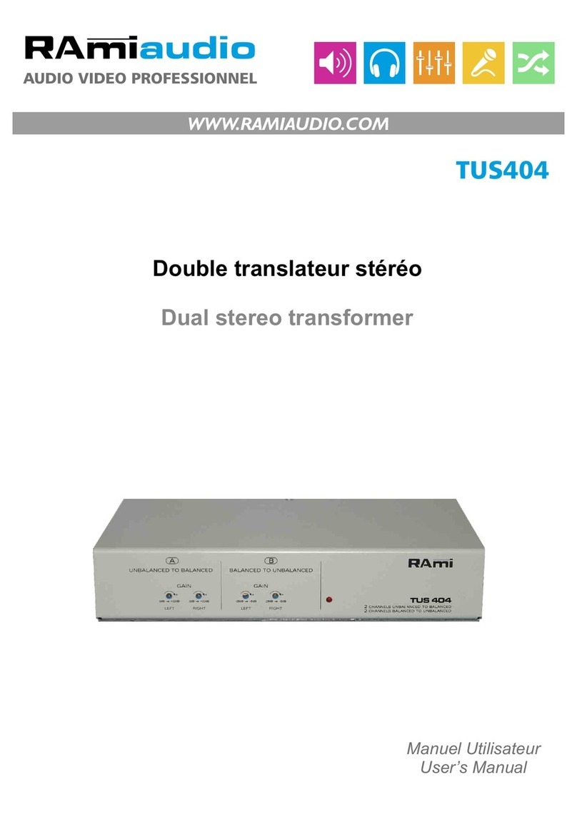 RAM TUS404 user manual