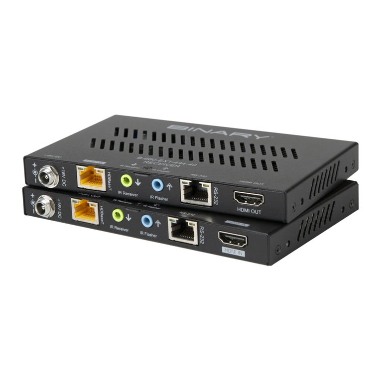 Binary B-660-EXT-444-40 User manual