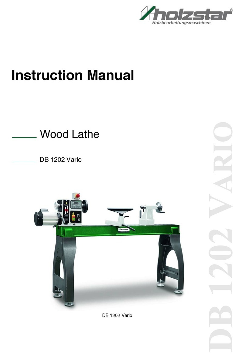 Holzstar DB 1202 Vario instruction manual