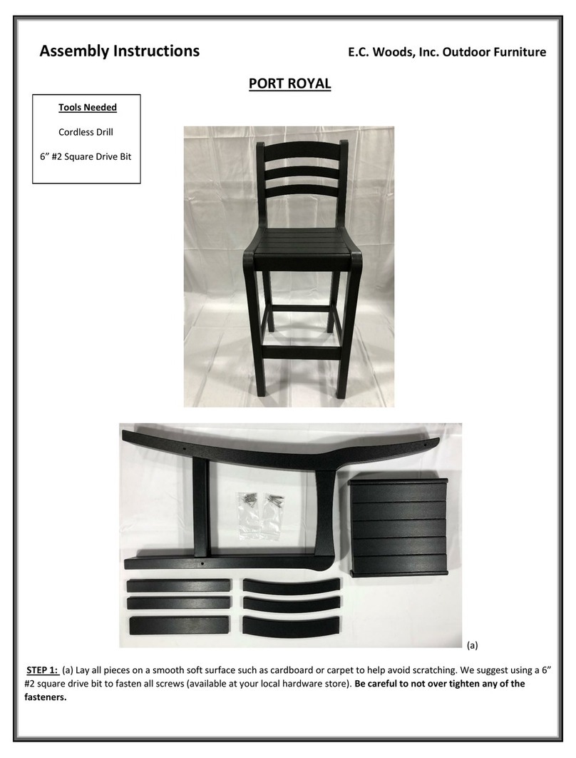 E.C. Woods PORT ROYAL User manual E.C. Woods PORT ROYAL User manual