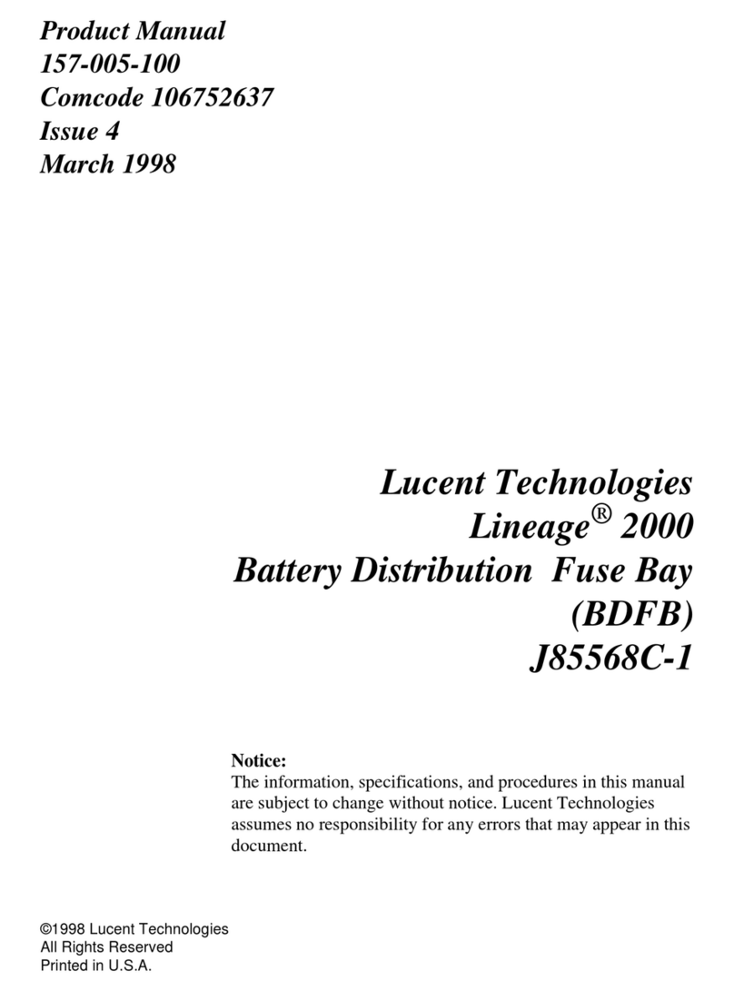Lucent Technologies J85568C-1 product manual
