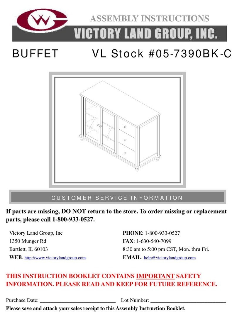 Victory Land Group 05-7390BK-C Assembly instructions