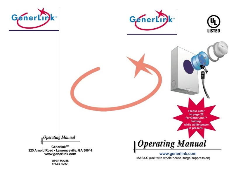 UL GenerLink operating manual