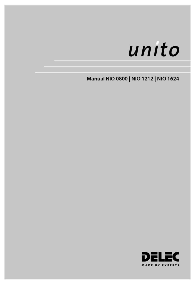 Delec Unito NIO 0800 manual
