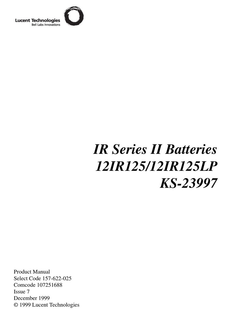 Lucent Technologies IR II Series product manual Lucent Technologies IR II Series product manual