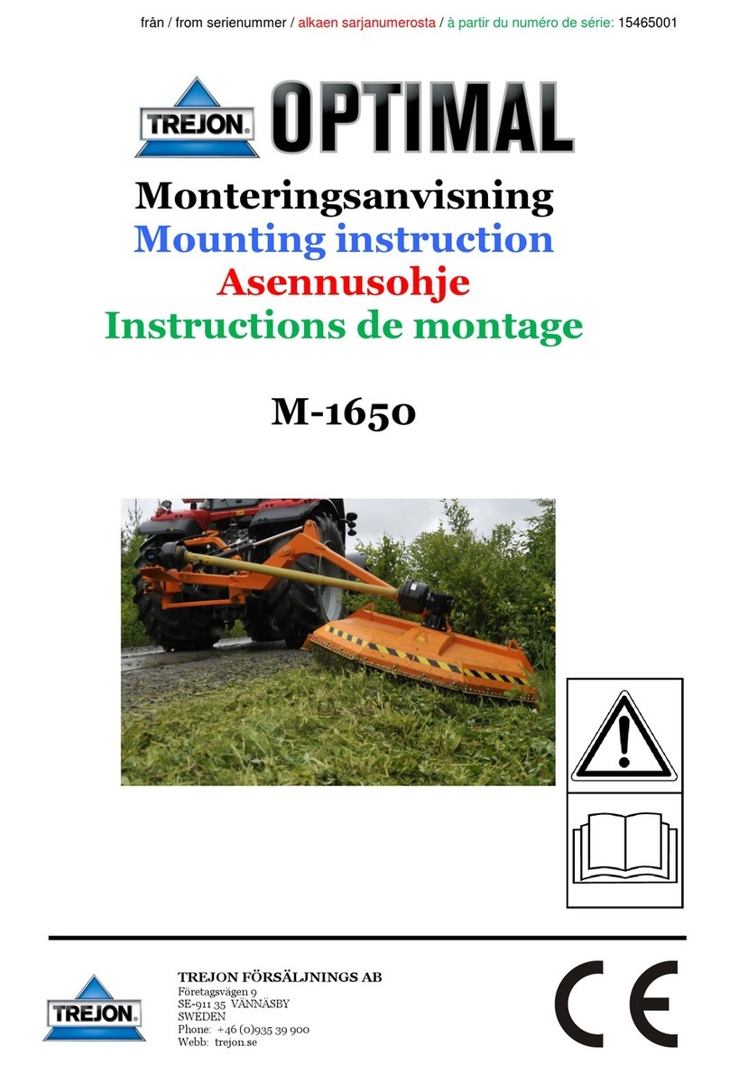 Trejon OPTIMAL M-1650 Mounting instruction Trejon OPTIMAL M-1650 Mounting instruction