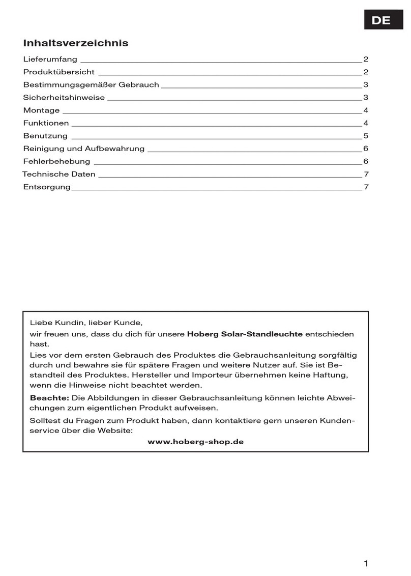 Hoberg 09029 manual