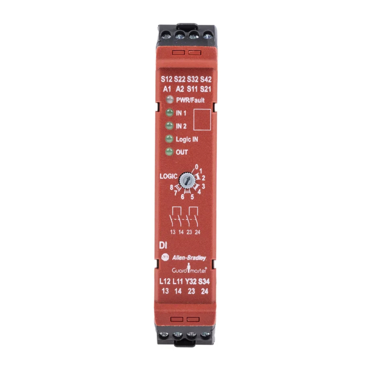 Rockwell Automation Allen-Bradley Guardmaster DI User manual Rockwell Automation Allen-Bradley Guardmaster DI User manual