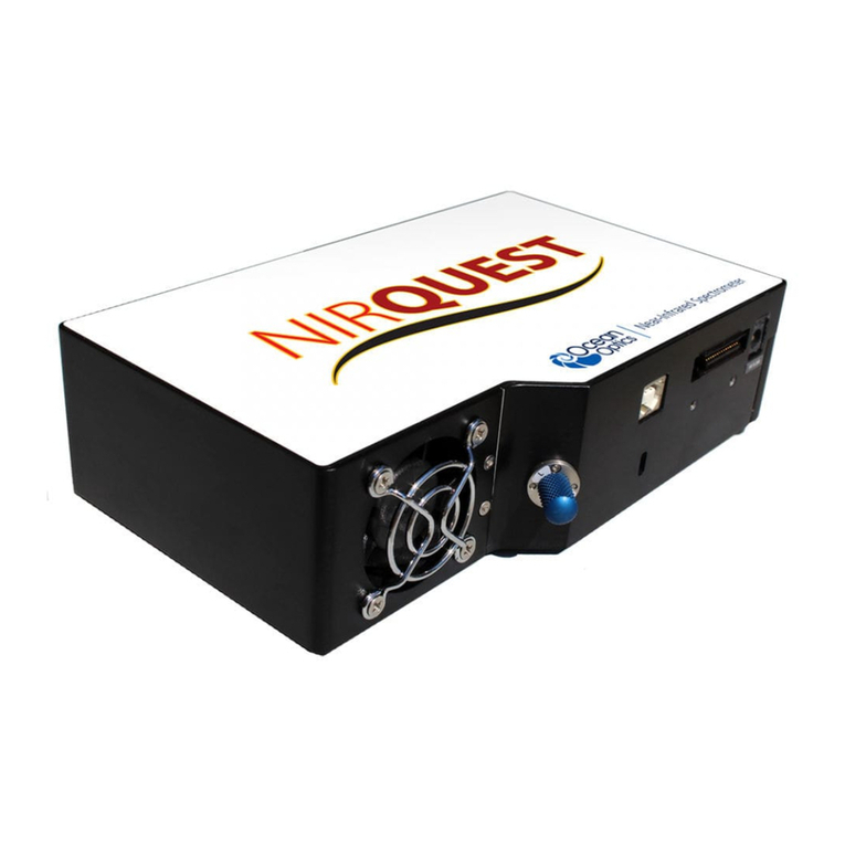 Halma Ocean Optics NIRQuest512-1.7 Installation and operation manual Halma Ocean Optics NIRQuest512-1.7 Installation and operation manual