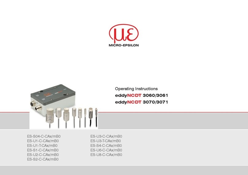 MICRO-EPSILON eddyNCDT 3060 User manual