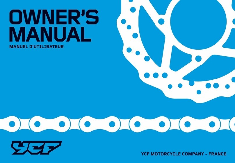 YCF PILOT F125 owner's manual