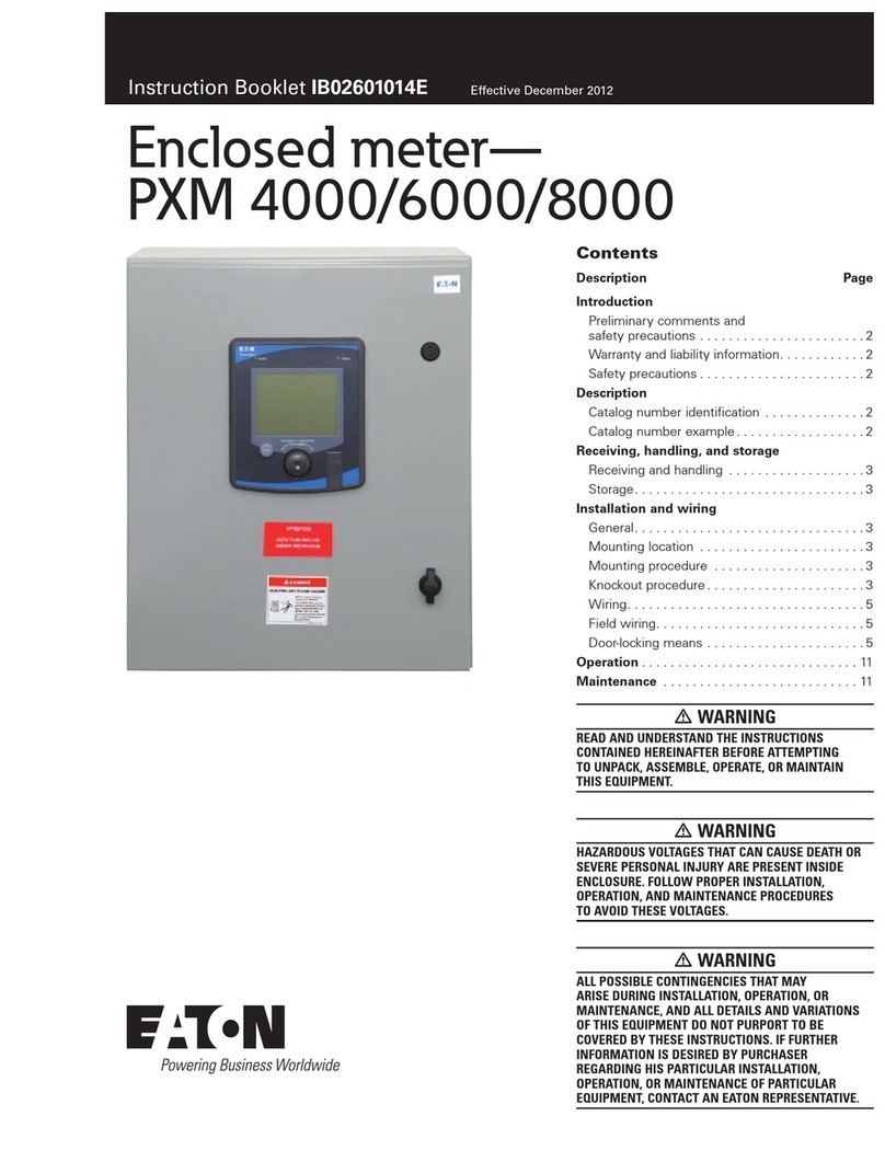 Eaton PXM 4000 User manual
