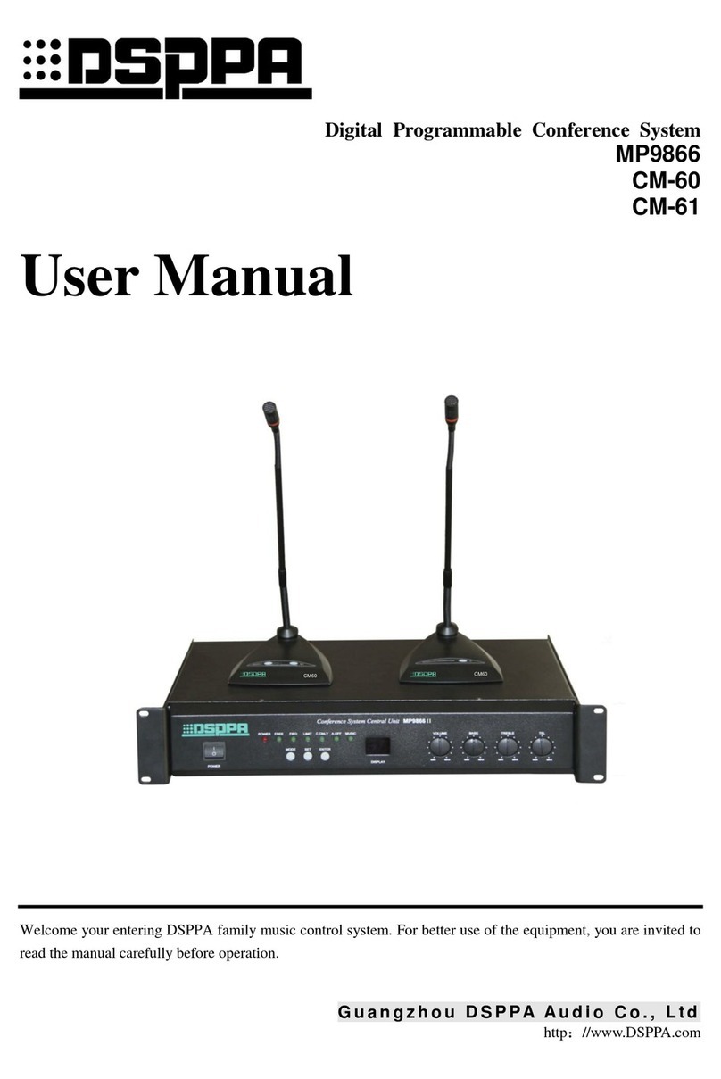 DSPPA MP9866 user manual