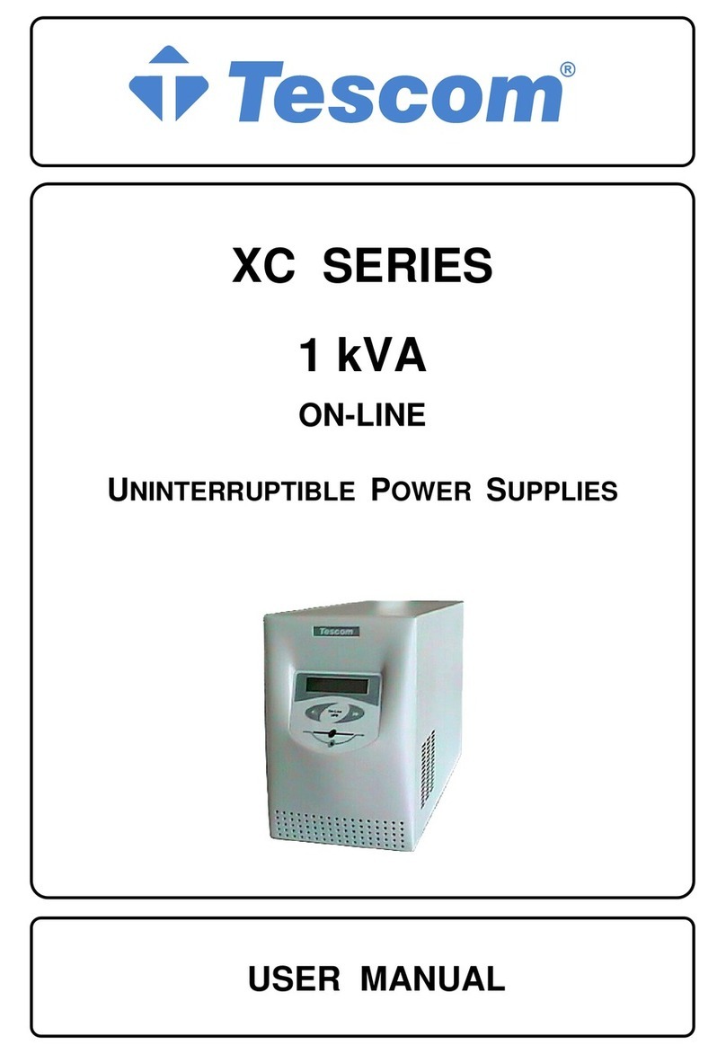 Tescom XC Series user manual