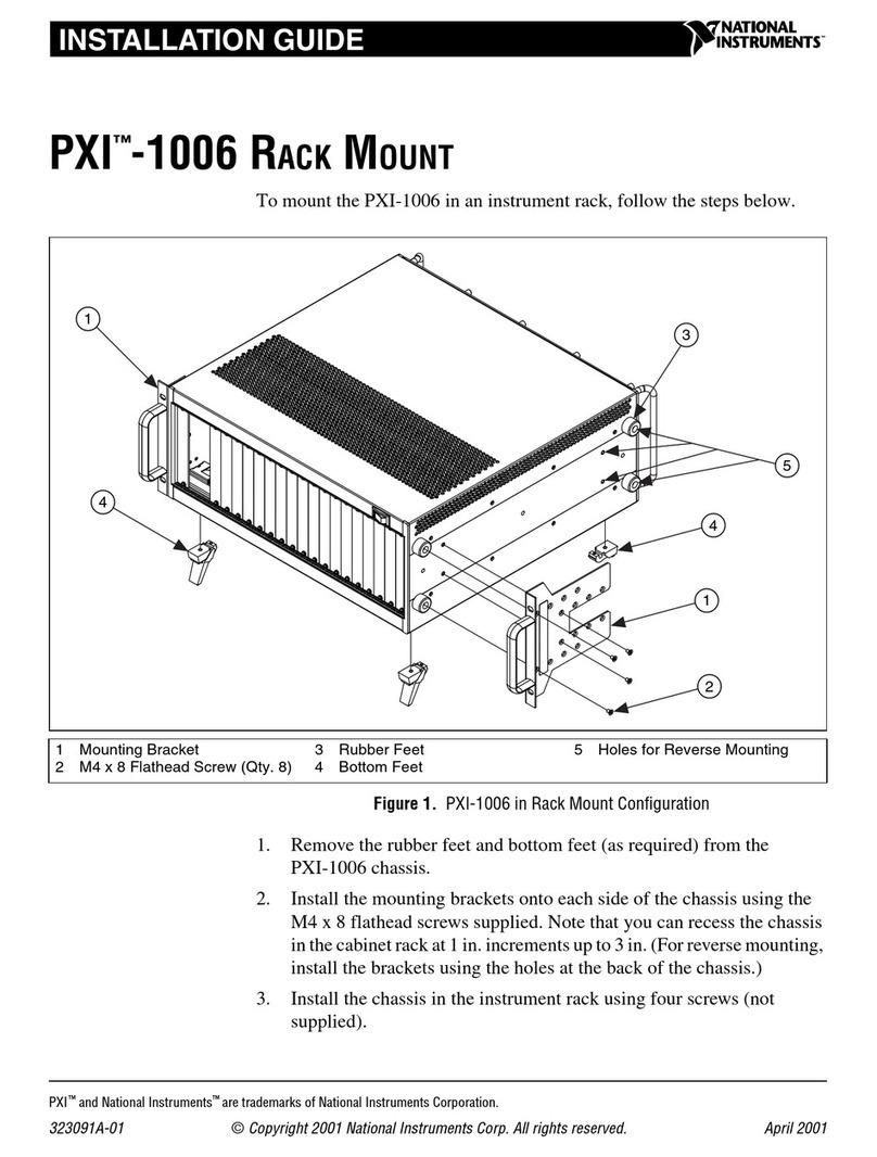 National Instruments NI PXI-1006 installation guide National Instruments NI PXI-1006 installation guide