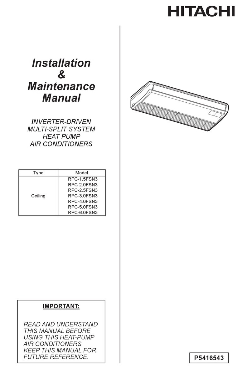 Hitachi RPC-1.5FSN3 Instruction Manual