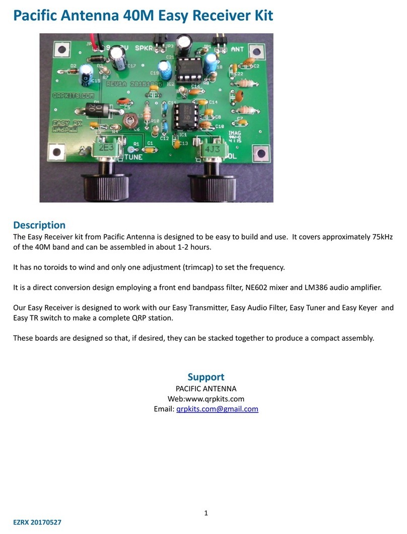 Pacific Antenna Easy Receiver kit manual