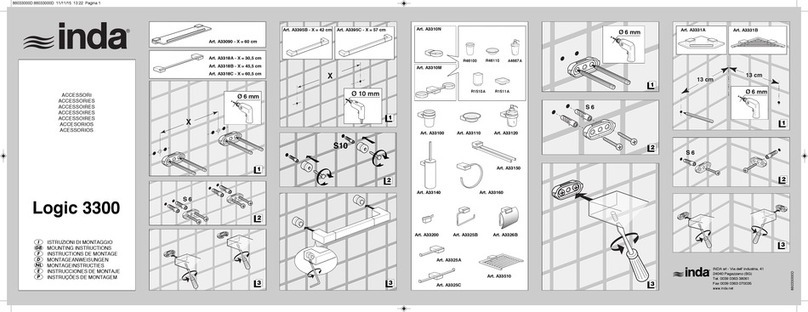 INDA Logic 3300 Mounting instructions INDA Logic 3300 Mounting instructions