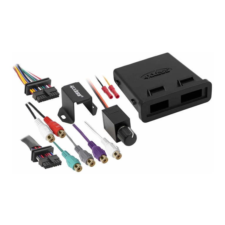 Axxess AXDSPL-WR User manual