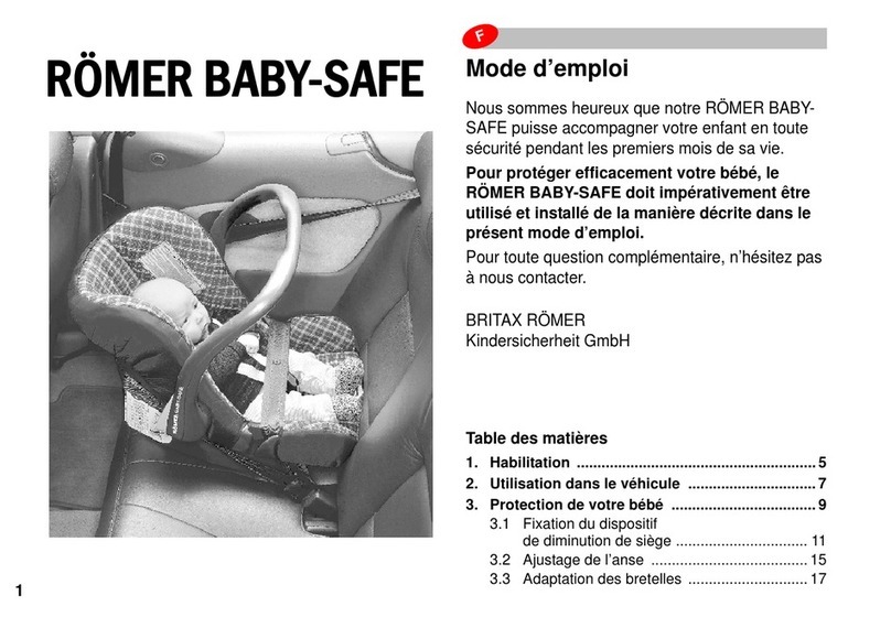 Britax ROMER BABY-SAFE User manual