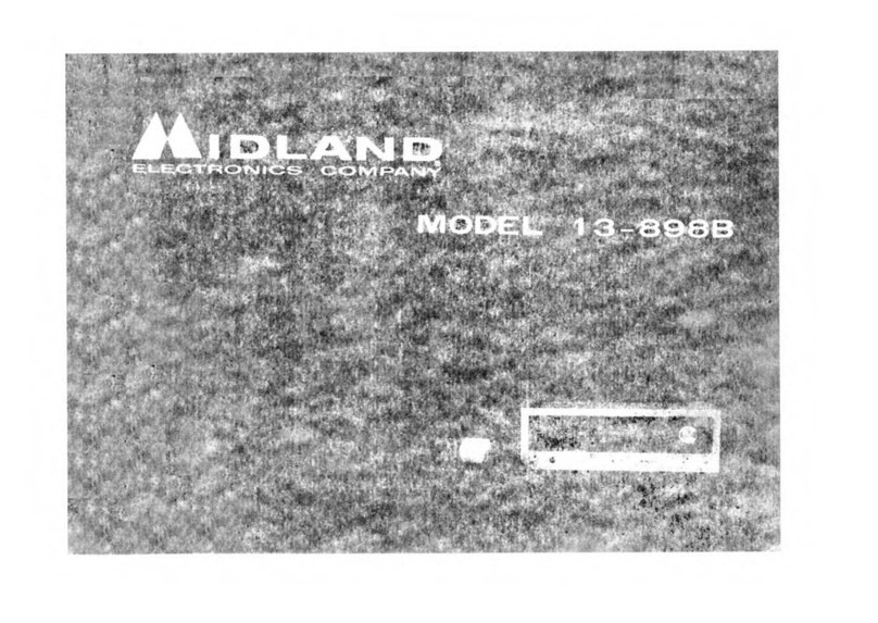 Midland 13-898B User manual