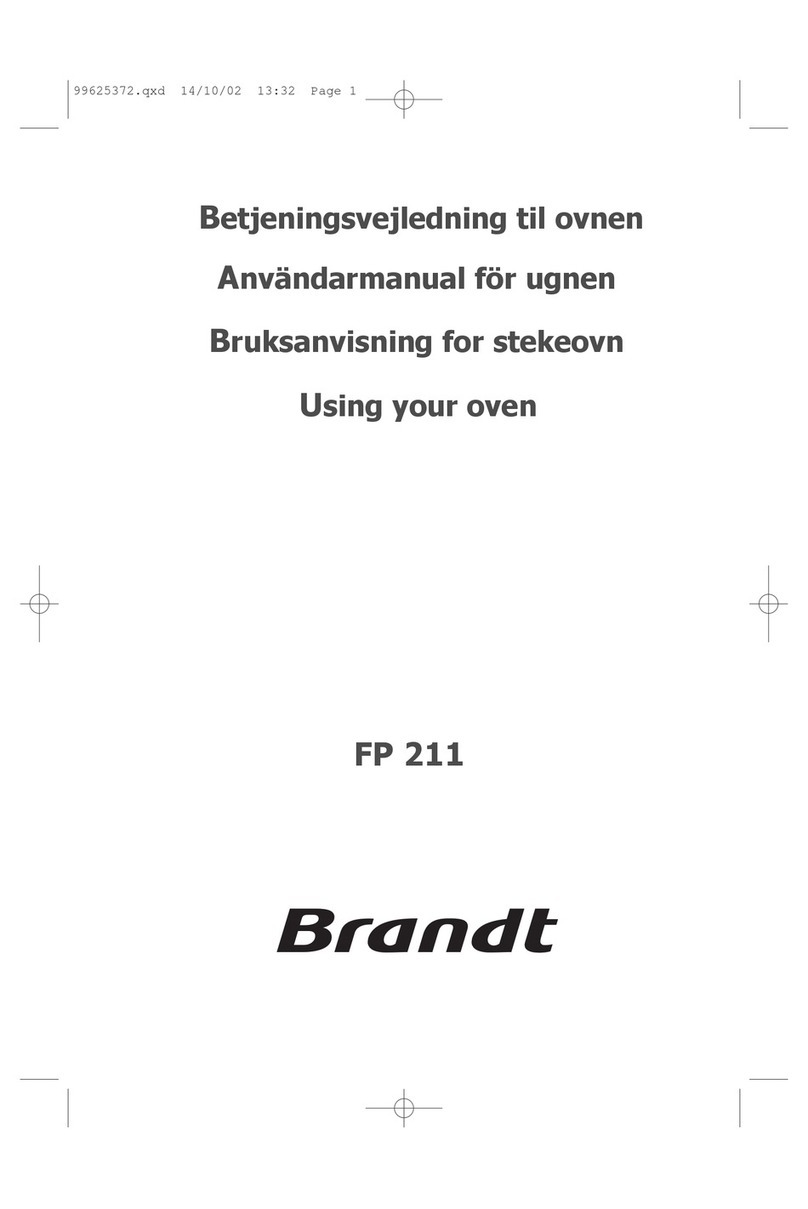 Brandt FP 211 User manual Brandt FP 211 User manual