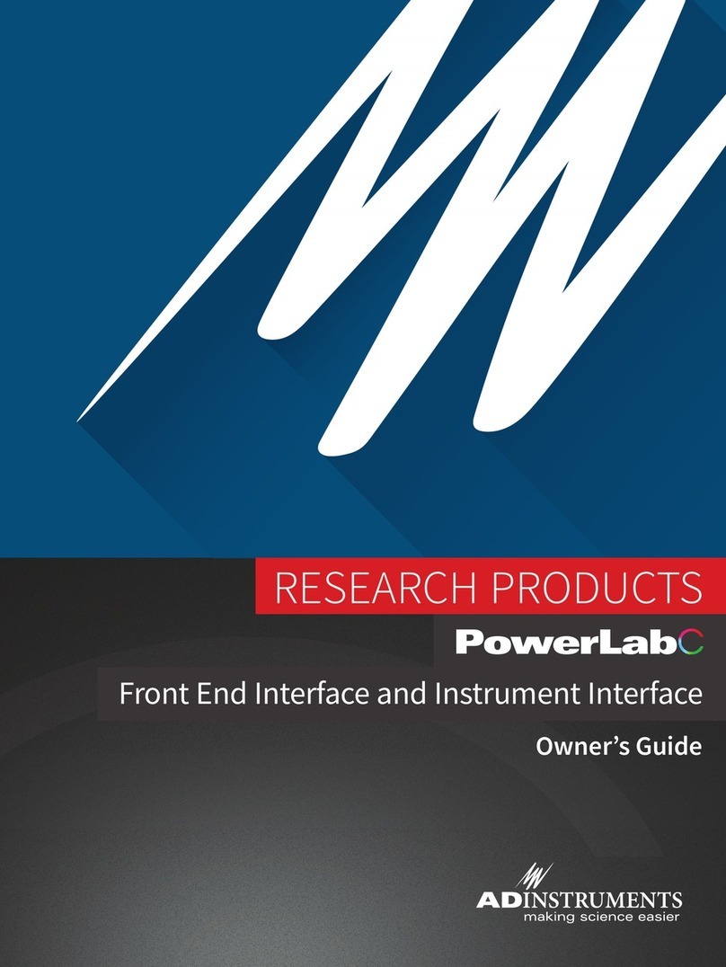 ADInstruments PowerLab C Series owner's guide