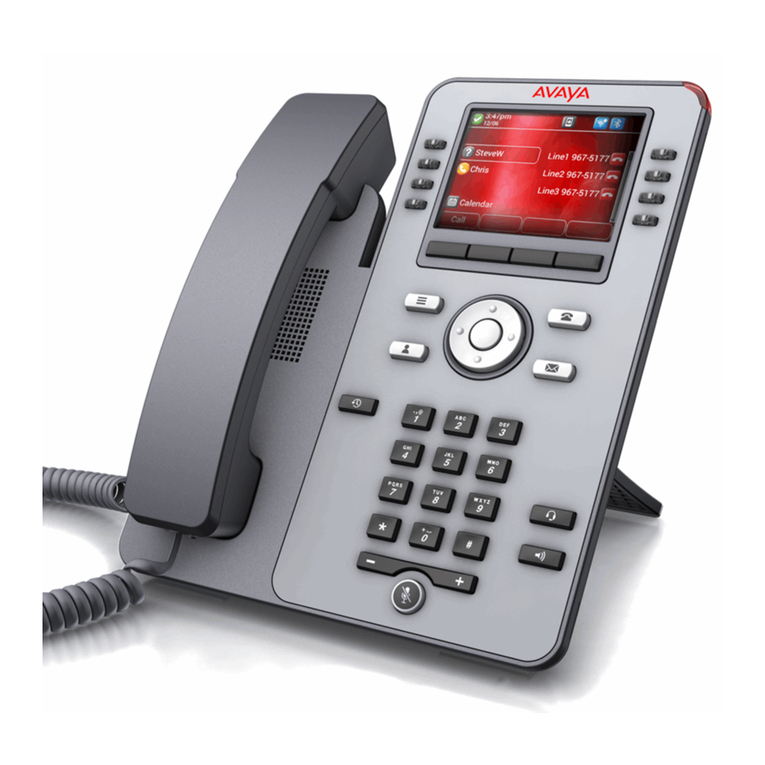 Avaya J139 User manual