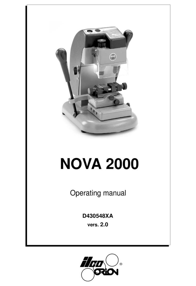 Ilco Orion NOVA 2000 User manual