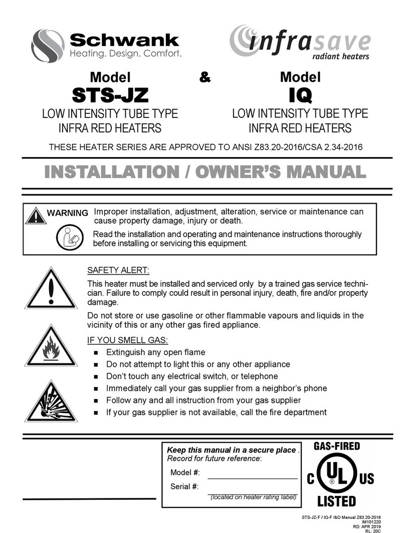 Schwank STS-JZ Operating instructions