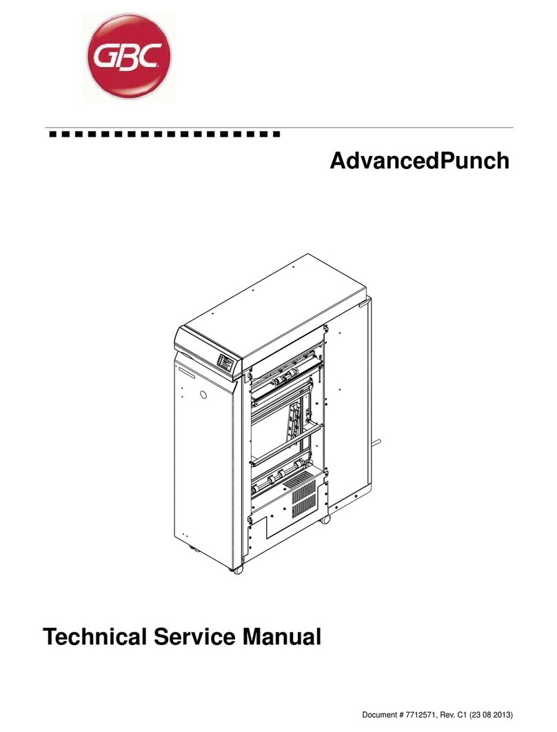 GBC AdvancedPunch Technical & service manual