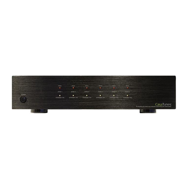 CasaTunes CT-6X6MA quick start guide