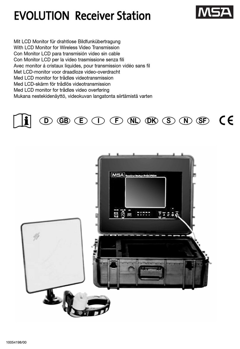 MSA EVOLUTION Receiver Station manual