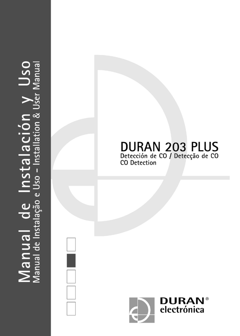 Duran Electronica 203 PLUS Installation & user manual