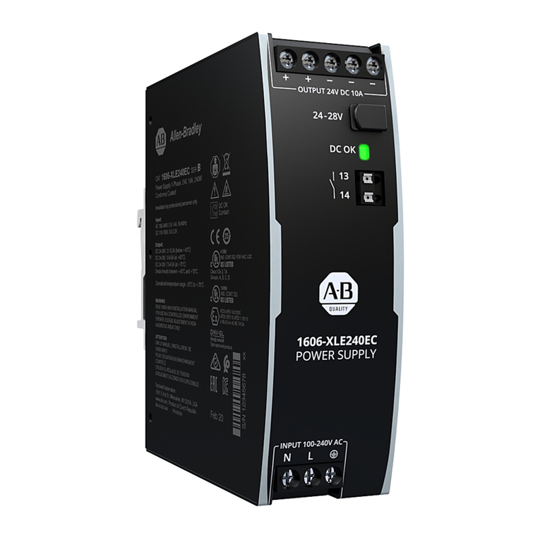 Rockwell Automation Allen-Bradley 1606-XLE480EP User manual