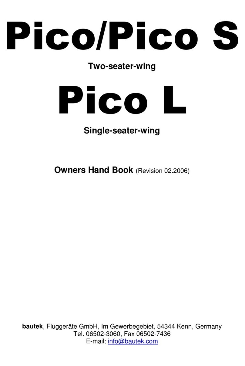 bautek Fluggeräte Pico Owner's handbook