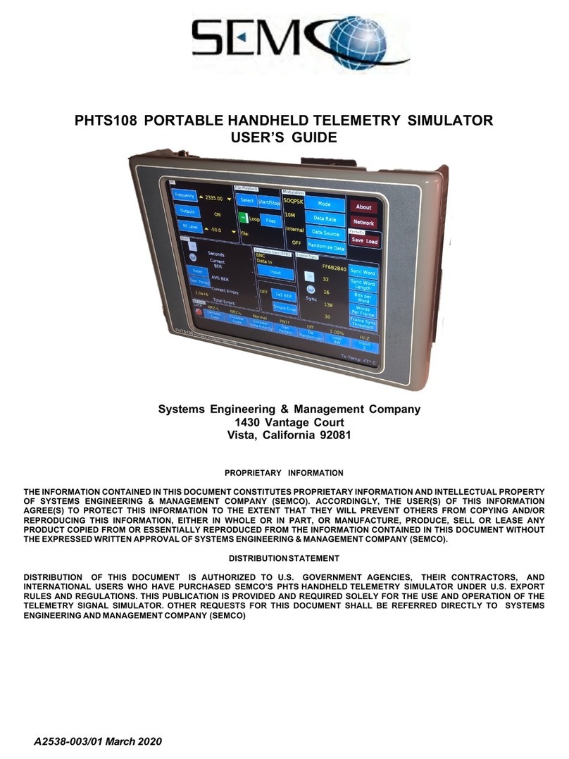 SEM PHTS108 user guide