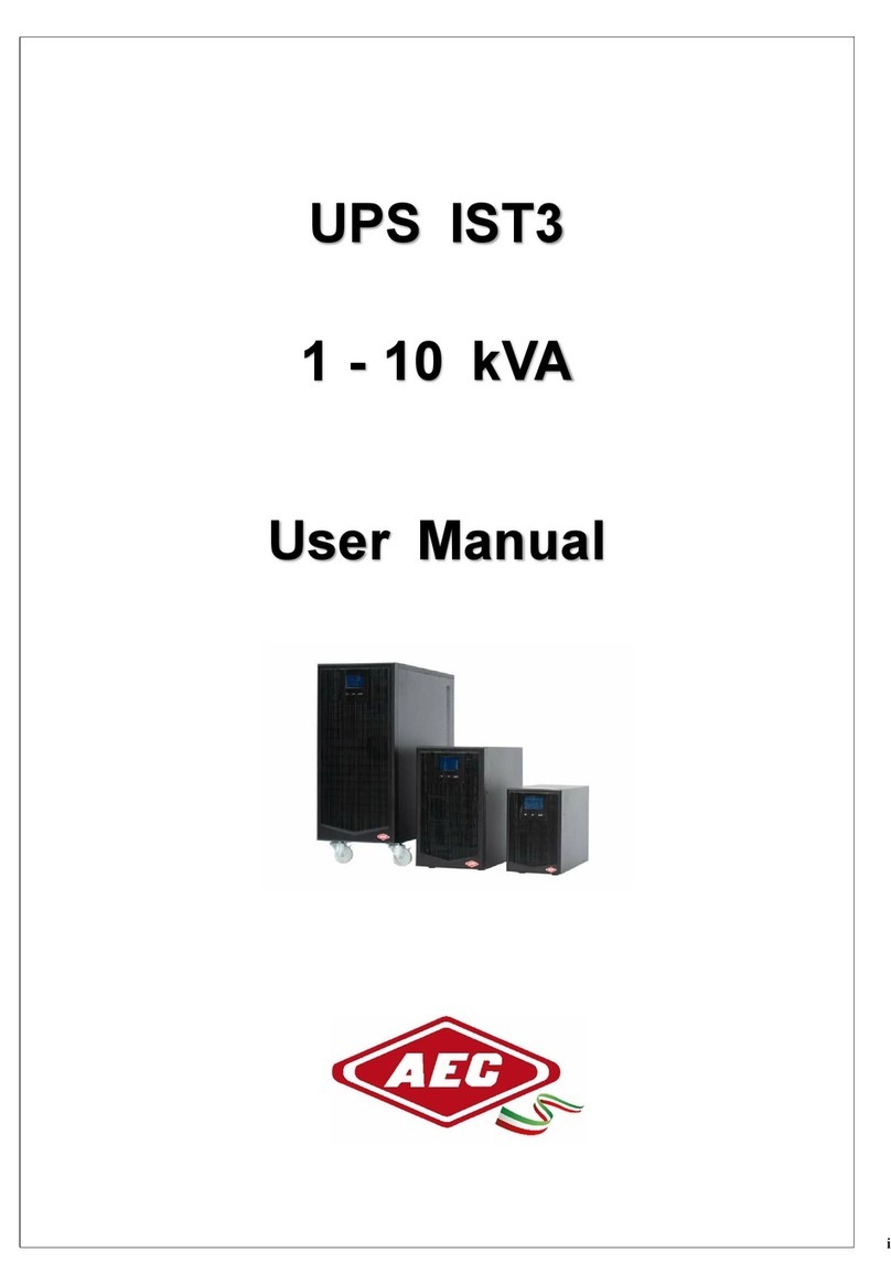 AEG UPS IST3 1-10kVA user manual