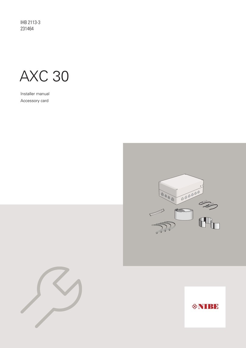 Nibe AXC 30 Installer manual