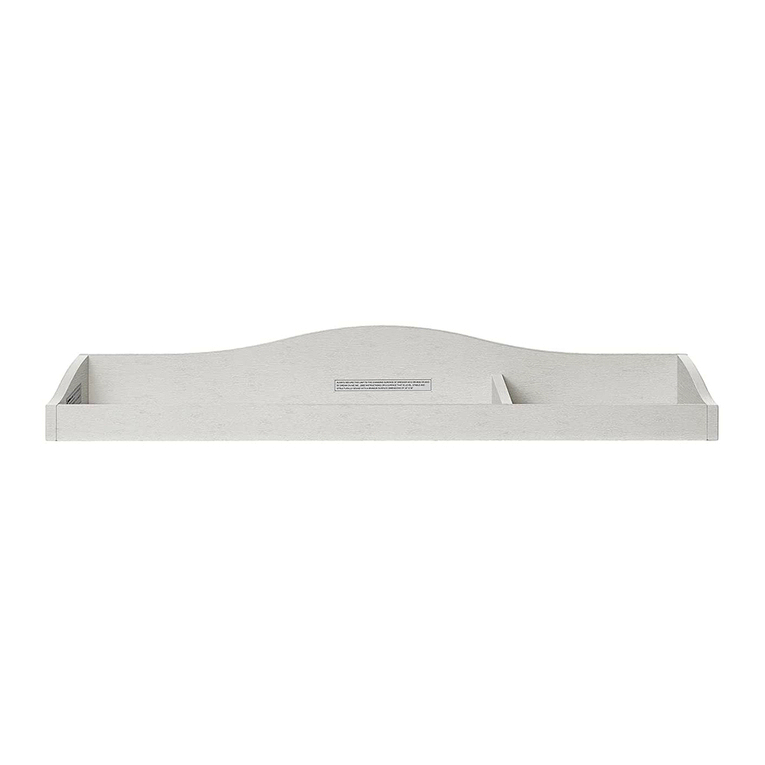 Evolur CHANGING TRAY Assembly instructions