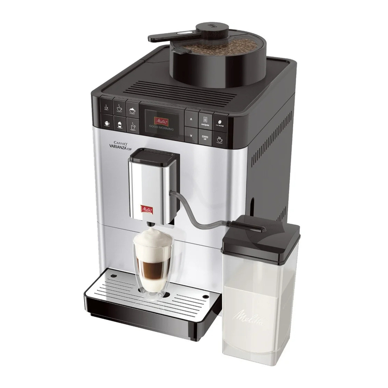 Melitta Varianza CSP F 570-102 operating instructions
