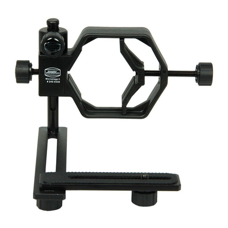 Baader Planetarium MicroStage II User manual Baader Planetarium MicroStage II User manual