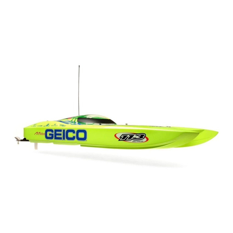 Pro Boat Miss GEICO Zelos owner's manual